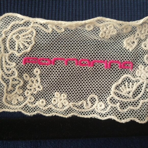 Fornarina Blue 3/4 Sleeve Dress w/ Pockets NWOT - Picture 5 of 6